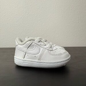Nike Baby White AF1 Sneakers